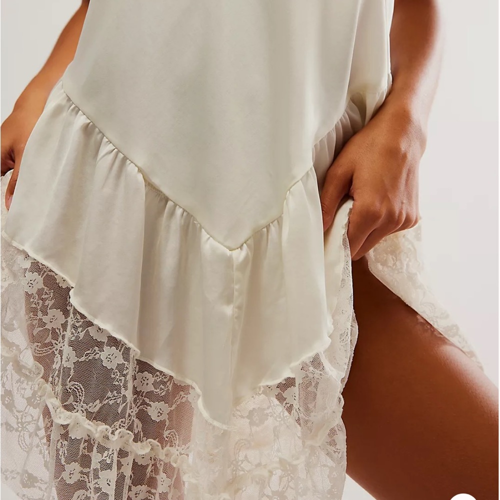 FREE PEOPLE silk slip dress